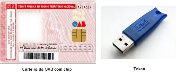 carteira oab com chip token certificado digital peticionamento eletrônico