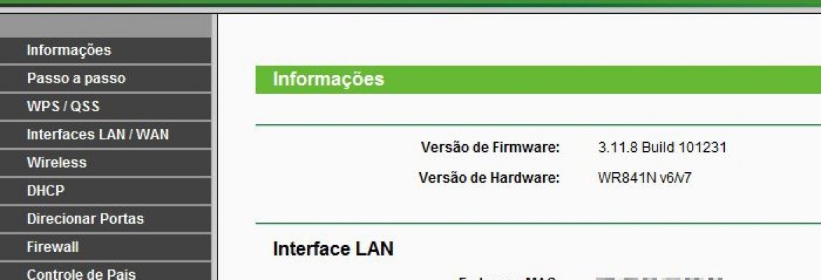 192.168.0.1 / 192.168.1.1 - Configurar Rede sem Fio no Roteador