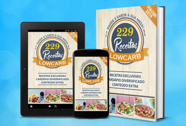 229 Receitas Low Carb E-book PDF receitas para emagrecer testadas aprovadas nutricionista Elisangela Martins