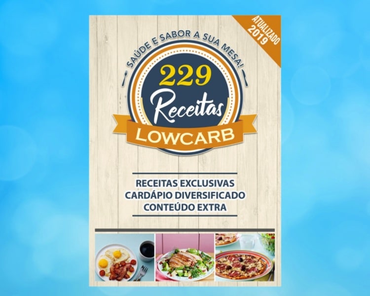 e-book de receitas low carb
