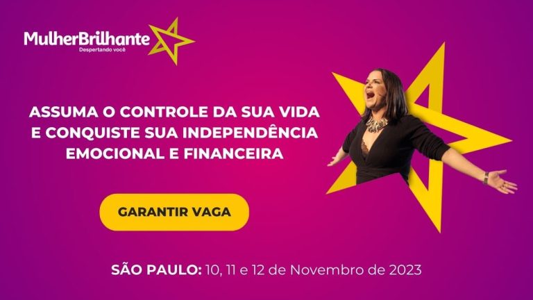 Mulher brilhante 2023 evento em São Paulo fazer inscrição.