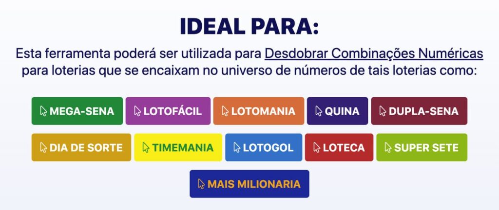 Fechamentos para mega sena lotofácil quina mais milionária desdobramentos.