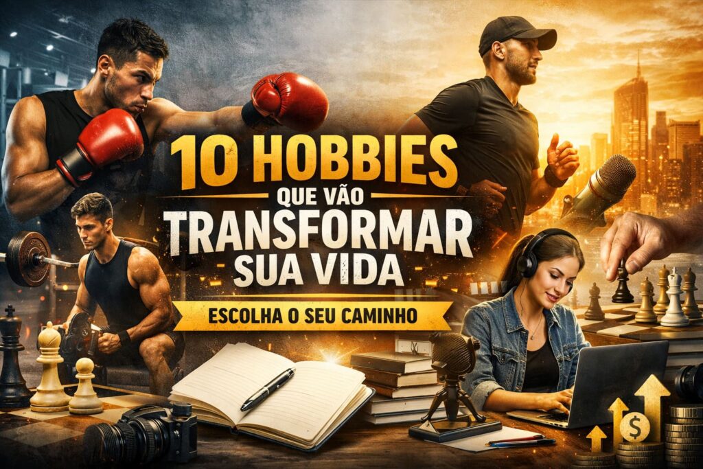 10 hobbies que vão mudar sua vida.