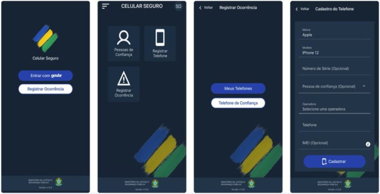 Celular Seguro BR App do Governo para Bloquear Celular Roubado.